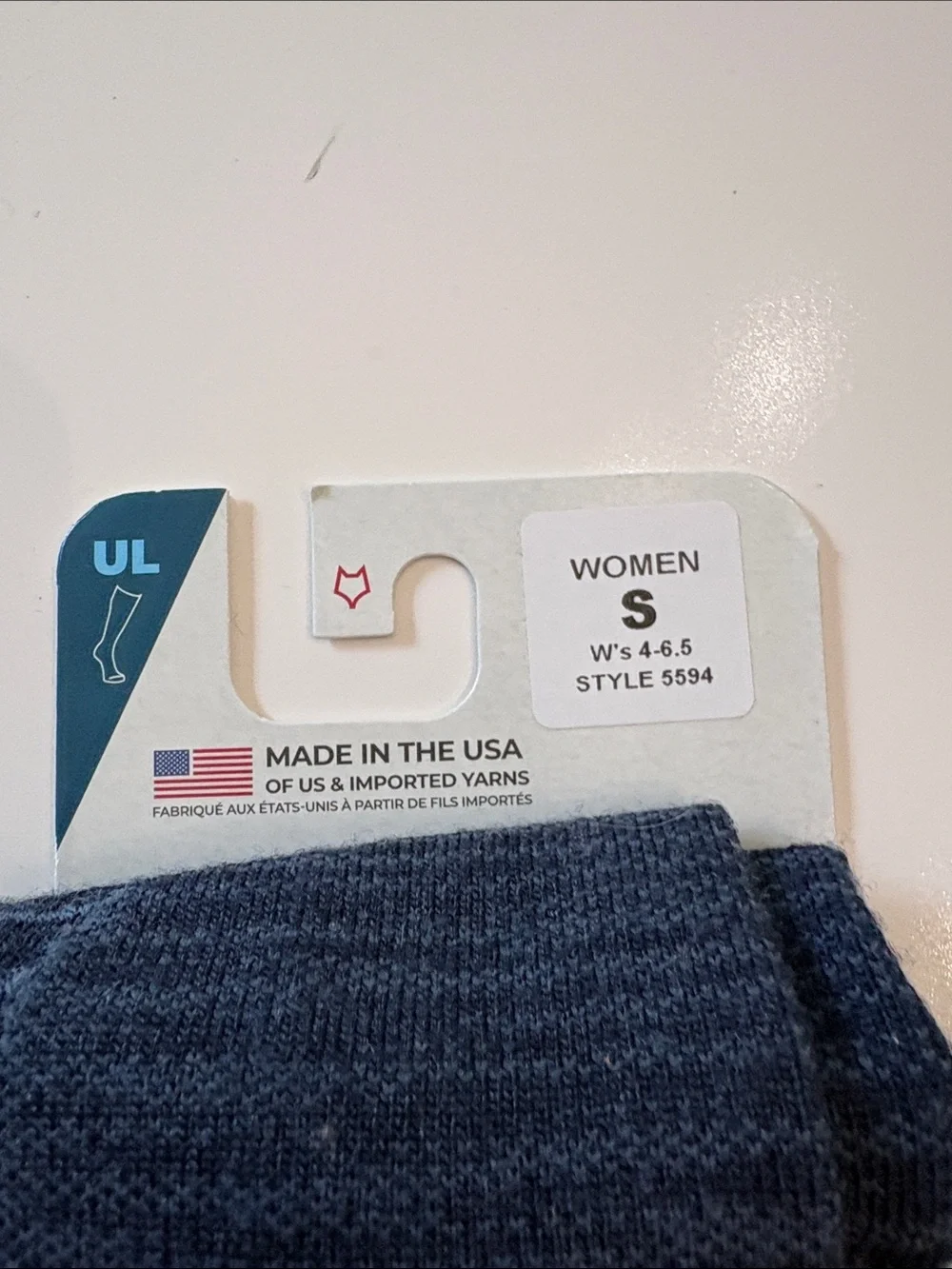 Fox River Snow Merino Wool & Silk Women's Ski Socks Size S